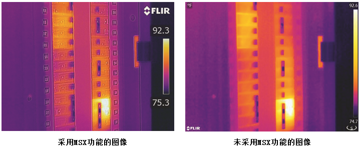 红外热像仪FLIR AX8拍摄的成像图片