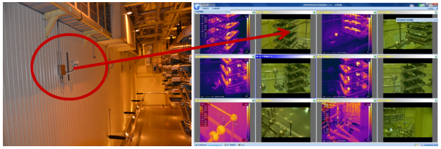 pms320双视监控红外热像仪阀厅应用