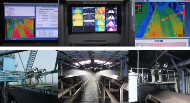 煤炭传送带加装红外热像仪监控